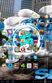 The Smurfs 06 es el tema de pantalla