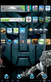 Capture d'écran Transformers 06 thème