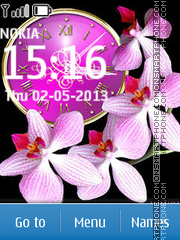Capture d'écran Orchids 3 thème