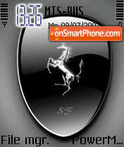 Ferrari 2008 tema screenshot