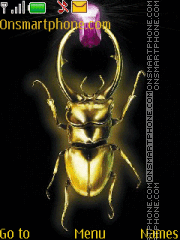 Golden Beetle theme screenshot