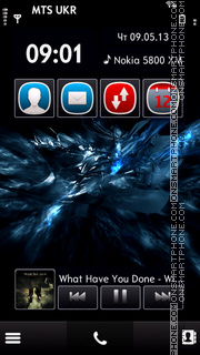 Black tema screenshot