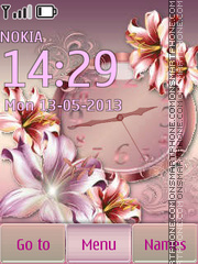 Lilies theme screenshot