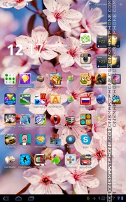 Скриншот темы Sakura 08