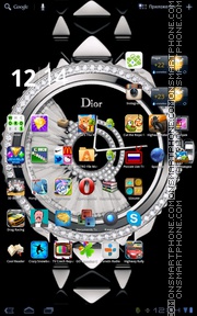 Capture d'écran Dior Desktop Watch thème