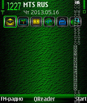 Capture d'écran In Green thème