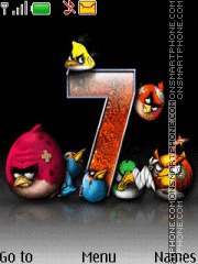 Angry Birds New Style tema screenshot
