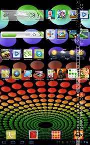 Frame Colors tema screenshot