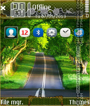Street 02 tema screenshot