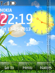 Live Spring Day tema screenshot