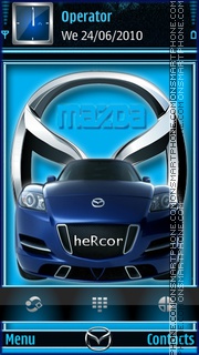 MazdaheRcor tema screenshot