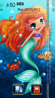 LittLe Mermaid es el tema de pantalla