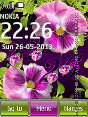 Violets theme screenshot