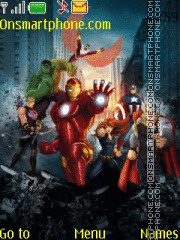 Скриншот темы Avengers Assemble