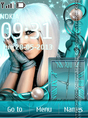 Lady Gaga theme screenshot