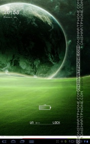 Capture d'écran Green World 02 thème