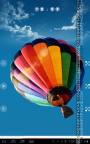 Скриншот темы Galaxy S4 Air Balloon