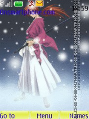 Capture d'écran Kenshin Himura thème