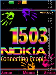 Скриншот темы Nokia color