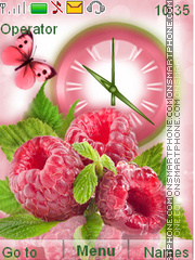 Raspberry theme screenshot