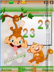 Monkey theme screenshot