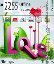 Love 24 tema screenshot