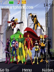 Скриншот темы The Avengers