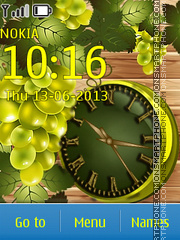 Capture d'écran Grapes thème