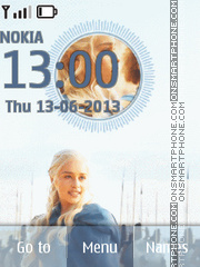 Daenerys Targaryen tema screenshot