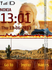 Daenerys Targaryen Theme-Screenshot