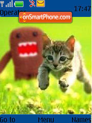 Domokun And Kitty Theme-Screenshot