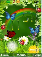 Colors of nature tema screenshot