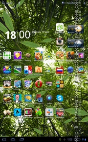Bamboo Forest 01 tema screenshot