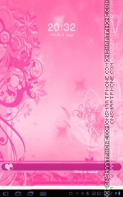Capture d'écran Flowers Pink 01 thème
