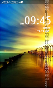 Beautiful SunSet 04 tema screenshot