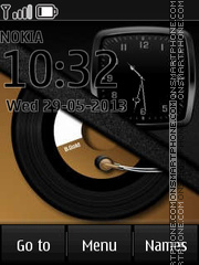 Musical Clock theme screenshot