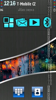 Dark Rain Pro v5 theme screenshot