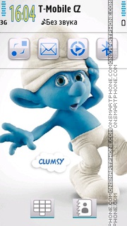 Smurfs 05 theme screenshot