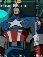 Скриншот темы Captain America