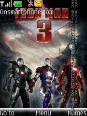 Iron Man 3 With Ringtone 01 theme screenshot