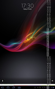 Xperia Z 01 tema screenshot