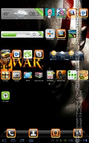 Скриншот темы God Of War 11