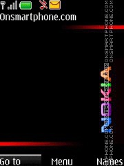 Nokia Red 06 theme screenshot