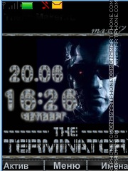 Capture d'écran Terminator thème