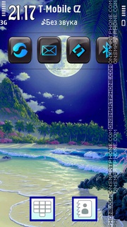 Moon Fantasy 01 tema screenshot