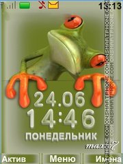 Capture d'écran Frog thème