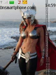 Capture d'écran Lady Thor thème