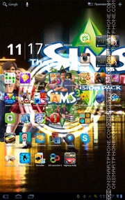 Sims 04 theme screenshot