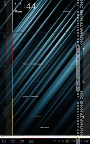 Dark Blue Stripes Design tema screenshot