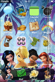 Скриншот темы All Fairy Disney Princess